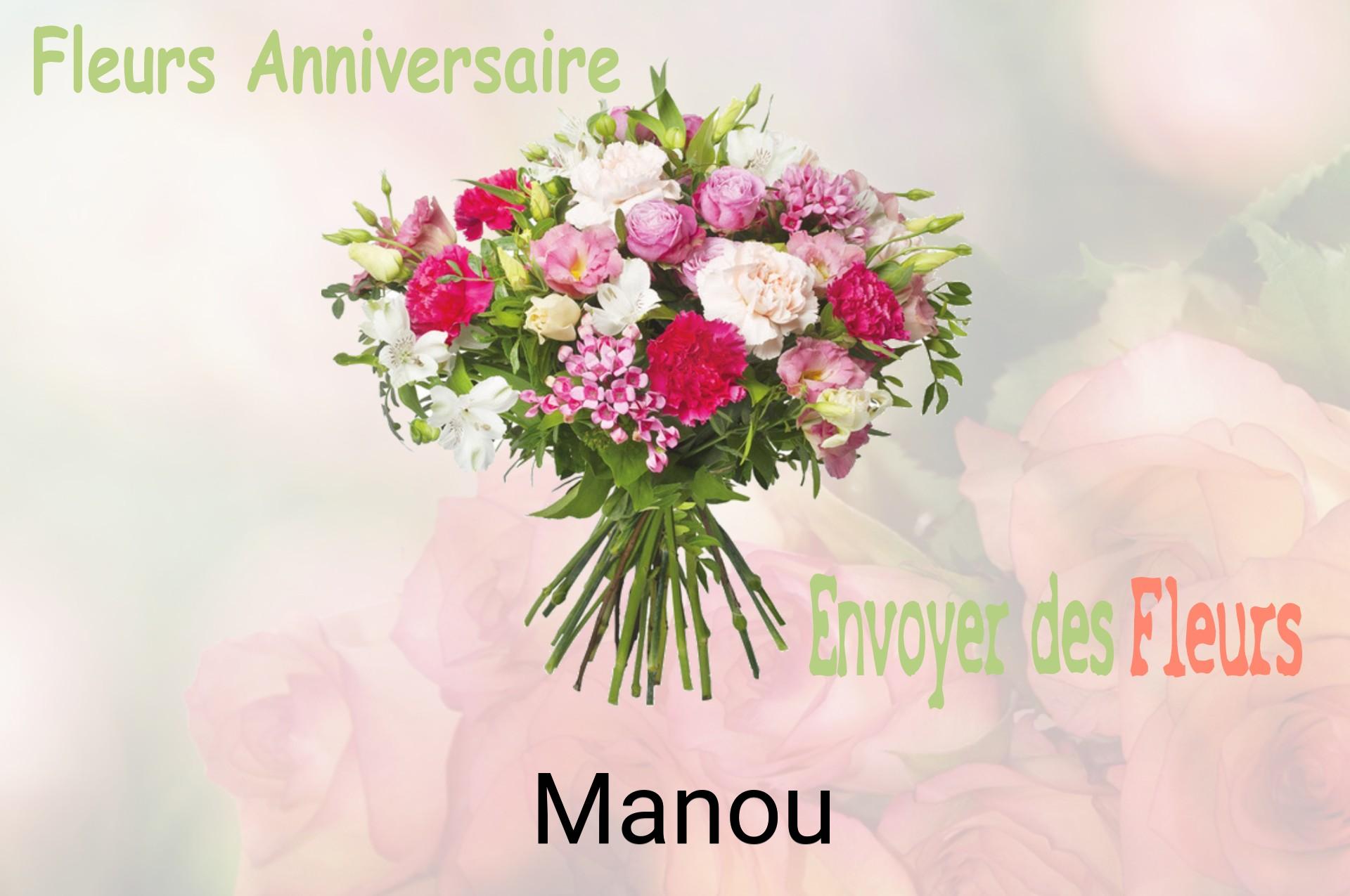 Bouquet de fleurs d’anniversaire livré à Manou